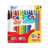 Rotulador Carioca Joy 12 Colores + 2 Gratis | Universal Española S,A, | Pack 12 Unidades